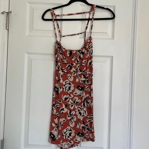 Free People Intimates Mini Dress Rust & Black size US M